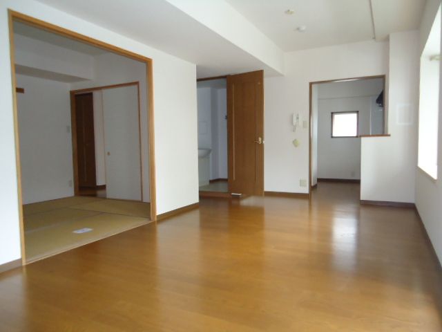 Kitchen. It is easy to use may be because it connected to the Japanese-style room.