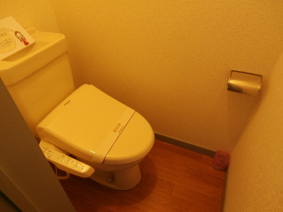 Toilet.  ☆ Warm water washing toilet seat ☆