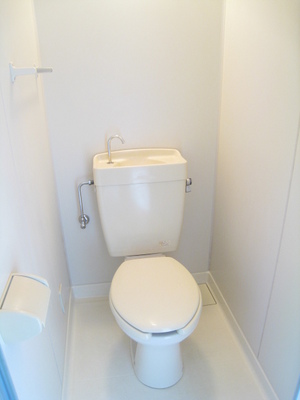 Toilet. It is a toilet with a clean