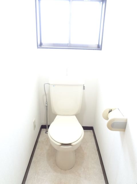 Toilet. It is a toilet with a clean