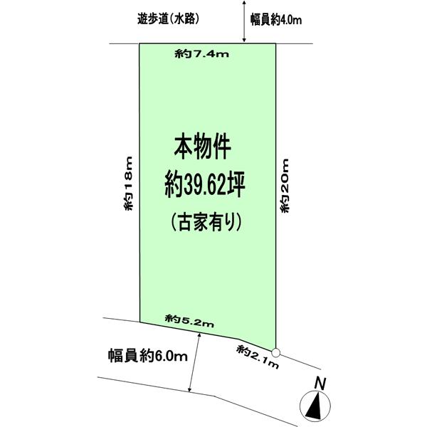 Compartment figure. Land price 24,800,000 yen, Land area 131 sq m