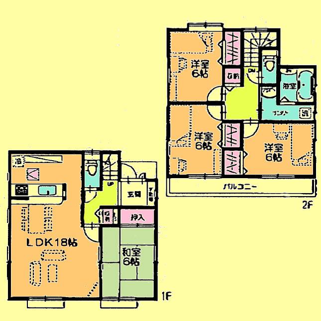 Floor plan. Price 38,800,000 yen, 4LDK, Land area 110.01 sq m , Building area 100.19 sq m