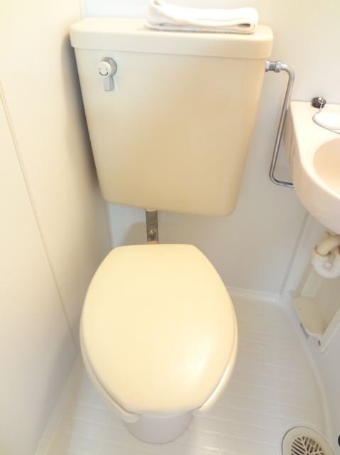 Toilet. It comes with a paper holder