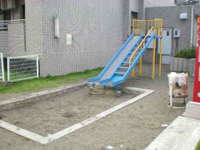 Other common areas. There is a playground equipment within the premises