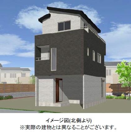 Rendering (appearance). New construction sale ☆ The whole family is very happy in all room vice storage ☆ LDK is spacious space of 18.3 quires, Everyone you can relax.  ☆ Feeling of freedom for the corner lot, Good per yang. 