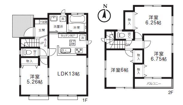 Floor plan. (A), Price 29,800,000 yen, 4LDK, Land area 91.67 sq m , Building area 86.94 sq m