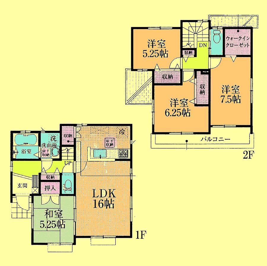 Floor plan. 34,800,000 yen, 4LDK, Land area 120.11 sq m , Building area 99.15 sq m located view in addition to this, It will be provided by the hope of design books, such as layout. 