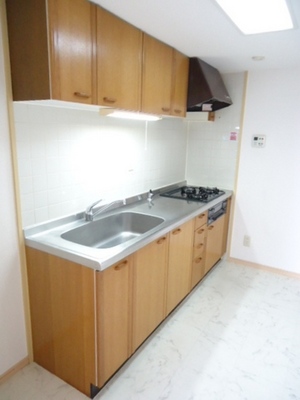 Kitchen. Gas stove new goods exchange settled in 2012 System kitchen with a grill