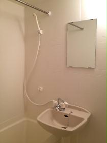 Bath. Bathroom with bathroom dryer