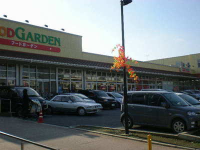 Supermarket. 195m until the Food Garden (super)