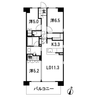 Floor: 3LDK + multi-closet, the area occupied: 70.8 sq m, Price: 30,900,000 yen, now on sale