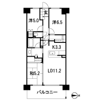 Floor: 3LDK + multi-closet, the area occupied: 70.8 sq m, Price: 31,200,000 yen, now on sale