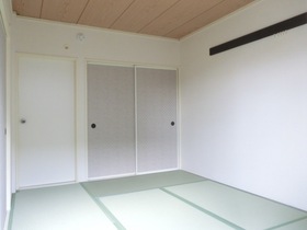 Living and room. Stylish Japanese-style sliding doors not Japanese-style room Ppoku