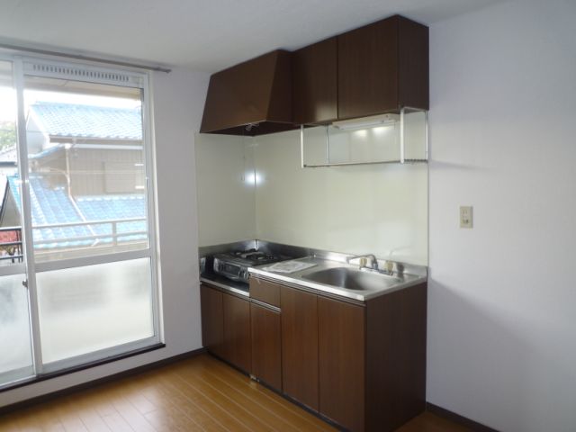 Kitchen. Two-burner you can stove installation.