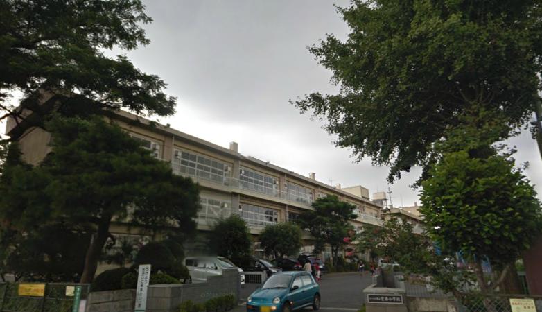 Primary school. Miyahara to elementary school (elementary school) 580m