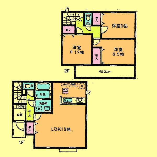 Floor plan. 25,800,000 yen, 3LDK, Land area 117.81 sq m , Building area 90.05 sq m located view in addition to this, It will be provided by the hope of design books, such as layout. 