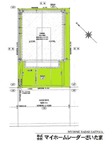 Compartment figure. 47,800,000 yen, 2LDK + S (storeroom), Land area 100.46 sq m , Building area 92.48 sq m Misono readjustment land within