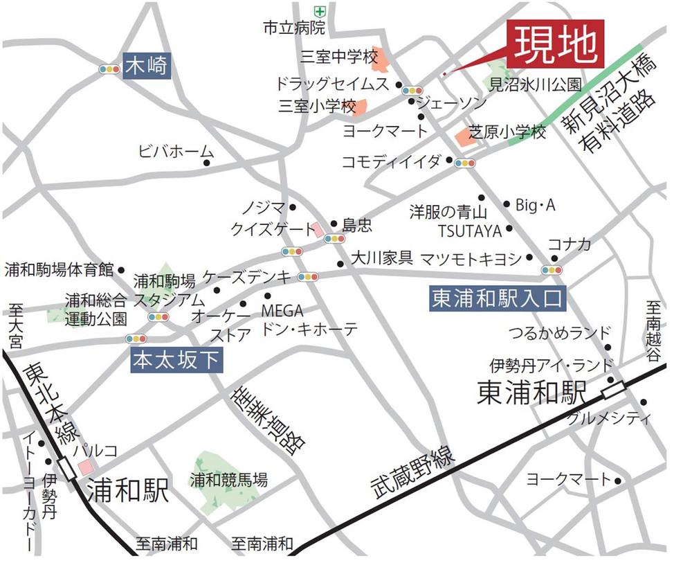 Local guide map