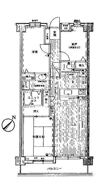 Floor plan. 3LDK, Price 11.5 million yen, Occupied area 67.49 sq m , Balcony area 8.85 sq m