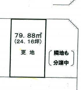 Compartment figure. Land price 19,800,000 yen, Land area 79.88 sq m compartment view