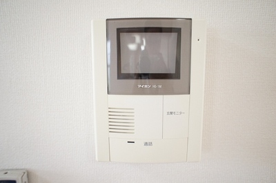 Security. TV monitor phones glance visitors who can be confirmed in the