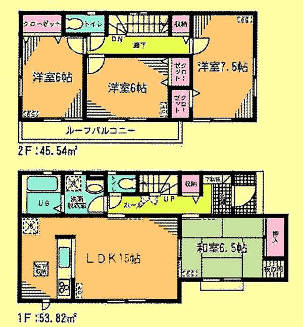 Floor plan. 22,800,000 yen, 4LDK, Land area 128.17 sq m , Building area 99.36 sq m located view in addition to this, It will be provided by the hope of design books, such as layout. 