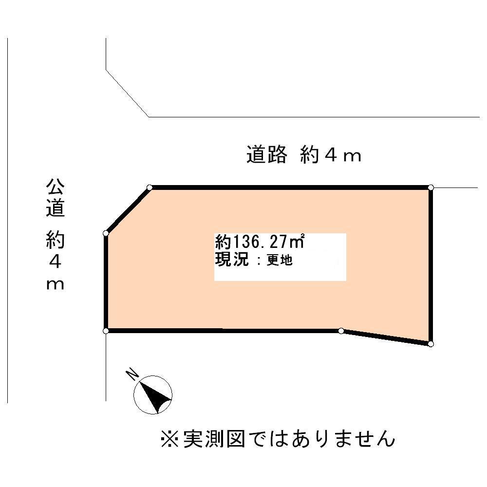 Compartment figure. Land price 20,610,000 yen, Land area 136.27 sq m