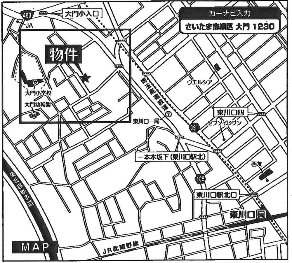 Local guide map