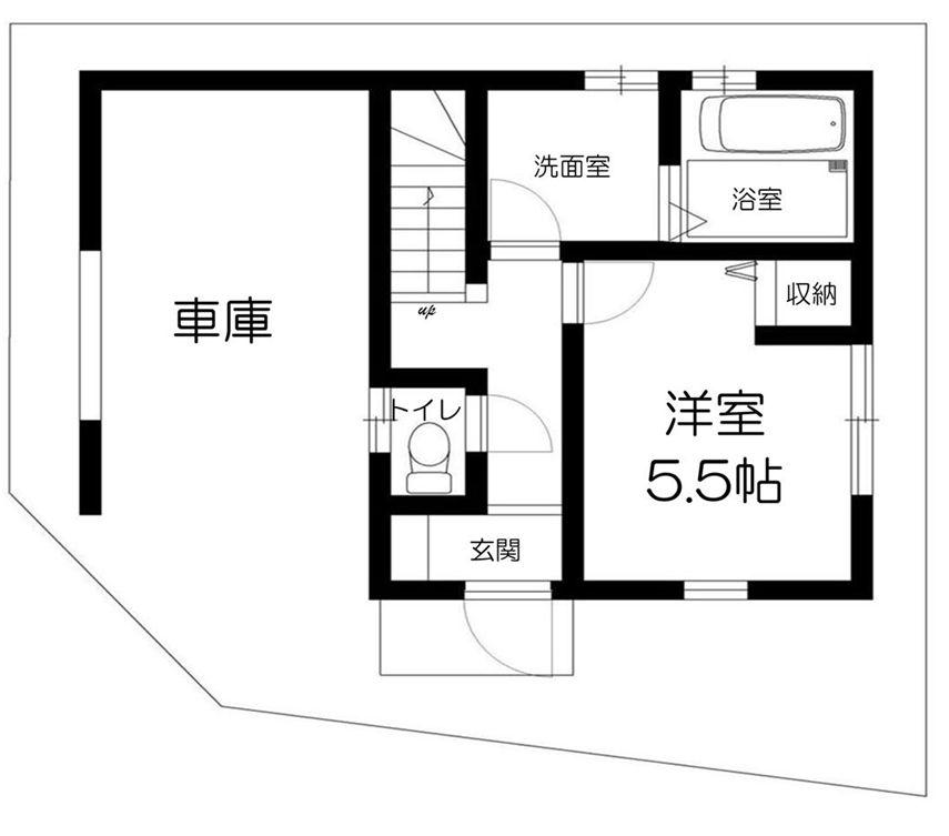 Floor plan. 27,800,000 yen, 3LDK + S (storeroom), Land area 63.24 sq m , Building area 96.77 sq m 1 floor