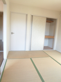Living and room. The Japanese have a closet between 1