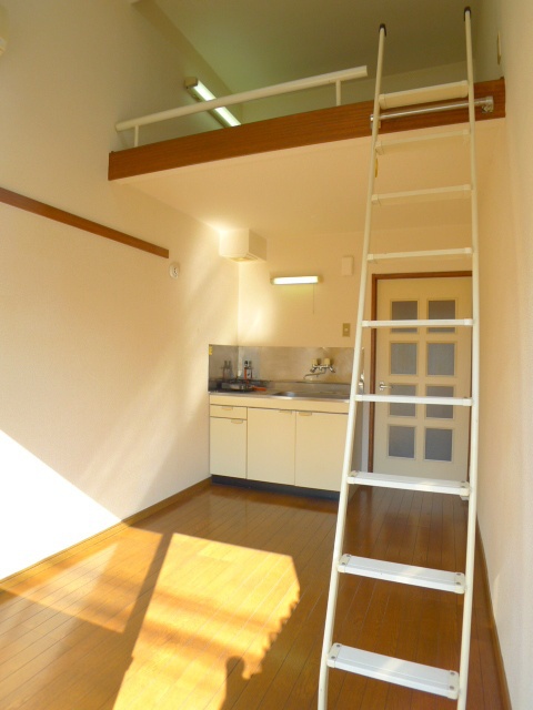 Living and room. Spacious is with loft