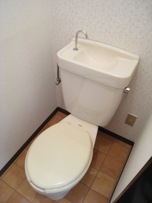 Toilet. You bidet can be installed in there outlet!