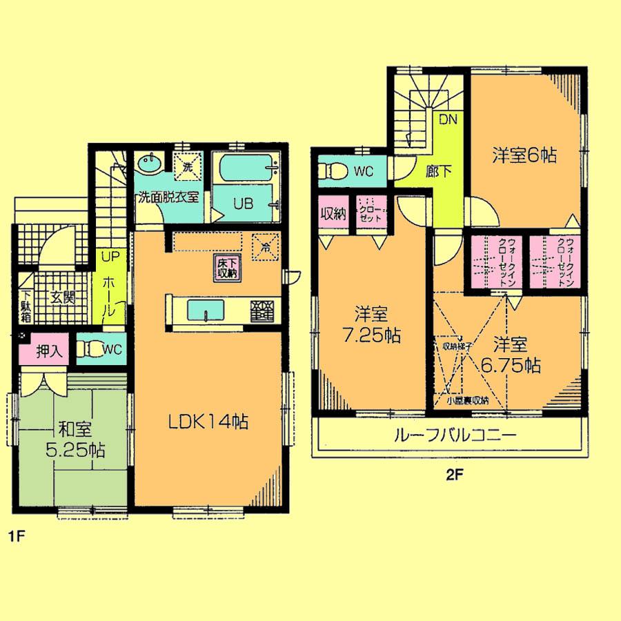Floor plan. 24,800,000 yen, 4LDK, Land area 94.15 sq m , Building area 93.15 sq m located view in addition to this, It will be provided by the hope of design books, such as layout. 
