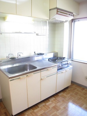 Kitchen. Gas stove is installed Allowed ☆ 