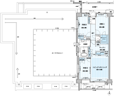 Floor: 3LDK + WIC, the occupied area: 75 sq m, Price: 45,500,000 yen, now on sale