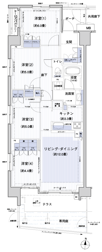 Floor: 4LDK, occupied area: 82.67 sq m, Price: 41,500,000 yen, now on sale