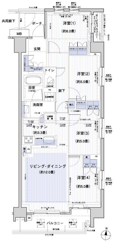 Floor: 4LDK, occupied area: 82.67 sq m, Price: 43,900,000 yen, now on sale