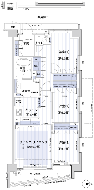 Floor: 3LDK, occupied area: 72.12 sq m, Price: 30,900,000 yen, now on sale