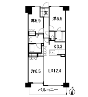 Floor: 3LDK + WIC, the occupied area: 75.58 sq m, Price: 36,200,000 yen, now on sale