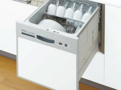 Other Equipment. Adopted Dishwasher built-in type. Glad equipment to reduce the time and effort of housework. Melt floated the dirt washed from the platter in the "power eradication mist" function to every nook and corner to small items such as chopsticks. (Same specifications)