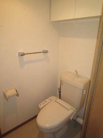 Toilet. With warm water washing toilet seat