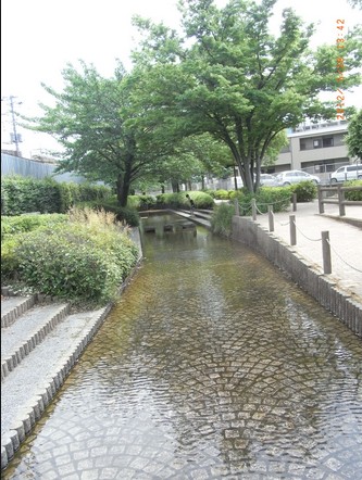 park. Rokutsuji waterfront park until the (park) 554m