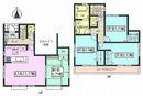 Floor plan. (1 Building), Price 27,800,000 yen, 4LDK, Land area 100 sq m , Building area 101.84 sq m