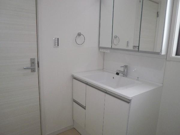 Wash basin, toilet. Produce a neat basin space
