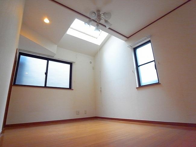 Non-living room. Top light is attached to the 1F back of Western-style. Storage is rich because there is a store which was the stairs on the left back.