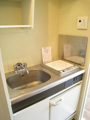 Kitchen. IH stove and with a mini fridge!