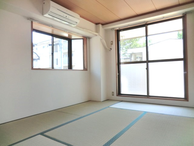 Living and room. Japanese-style room is a two-sided lighting