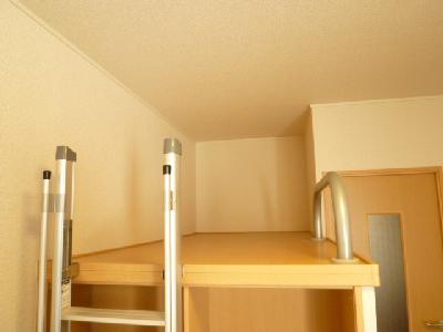 Other room space. High bed top