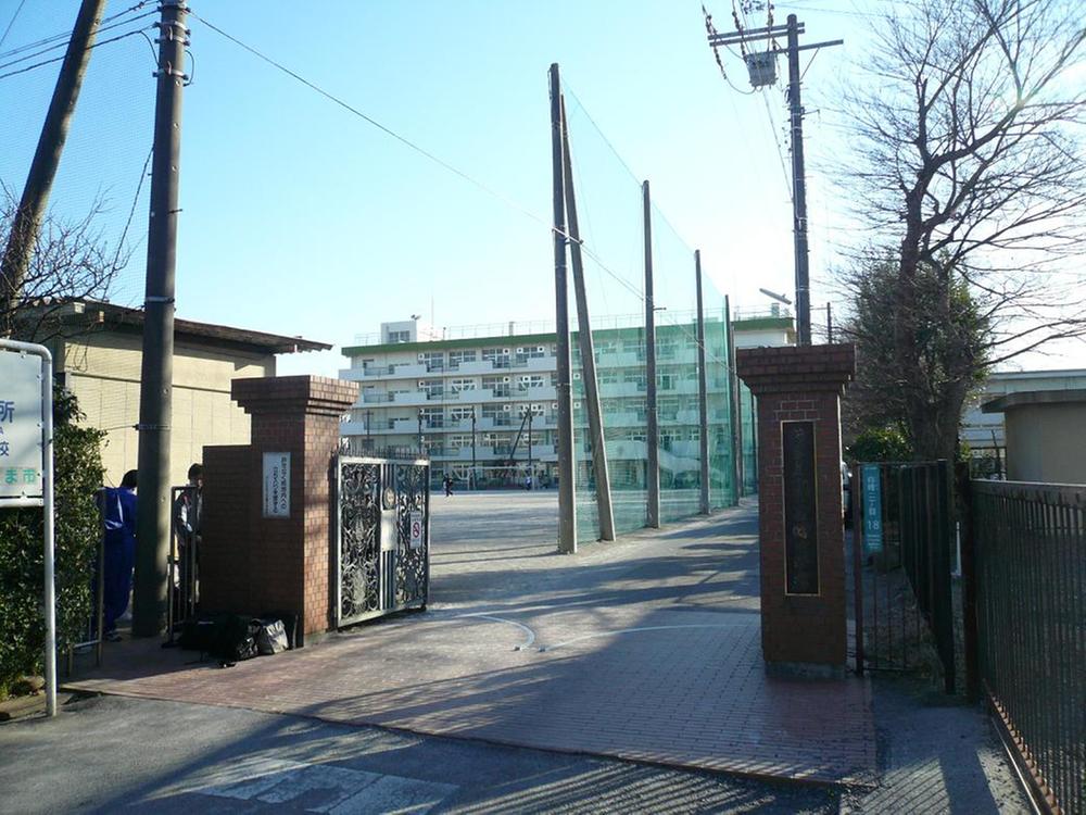 Junior high school. Saitama Municipal Shirahata 100m up to junior high school