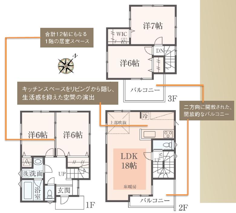 Floor plan. 41,800,000 yen, 4LDK, Land area 102.57 sq m , Building area 98.82 sq m